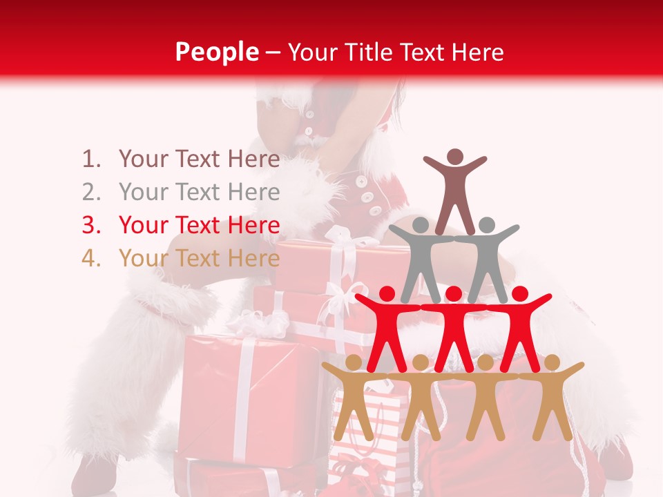 Hat Xmas Pretty PowerPoint Template