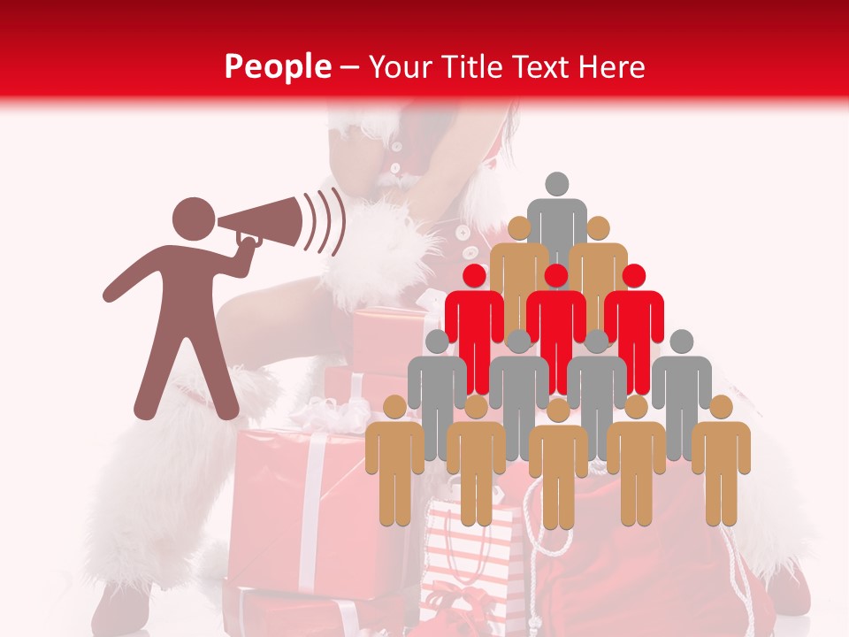 Hat Xmas Pretty PowerPoint Template
