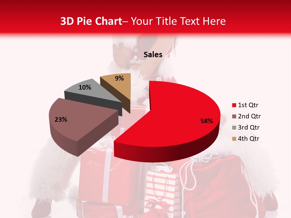Hat Xmas Pretty PowerPoint Template