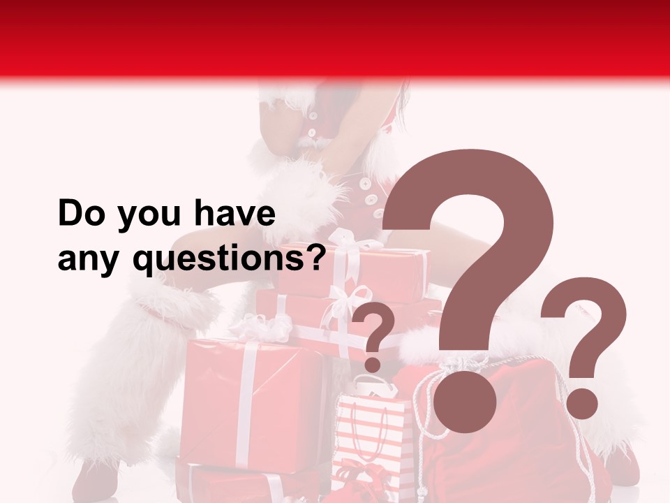 Hat Xmas Pretty PowerPoint Template