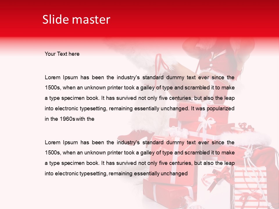 Winter Cap Isolated PowerPoint Template