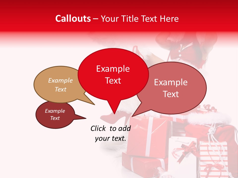 Winter Cap Isolated PowerPoint Template