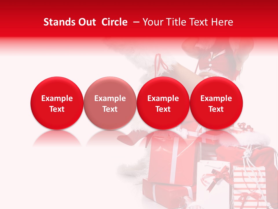 Winter Cap Isolated PowerPoint Template