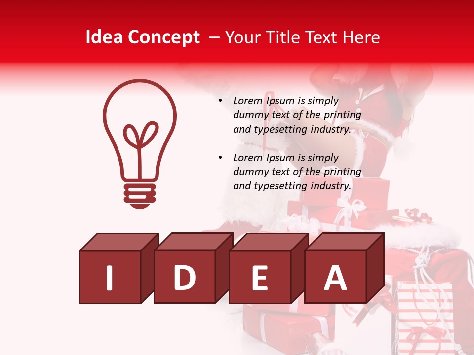 Winter Cap Isolated PowerPoint Template