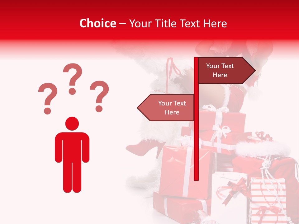 Winter Cap Isolated PowerPoint Template