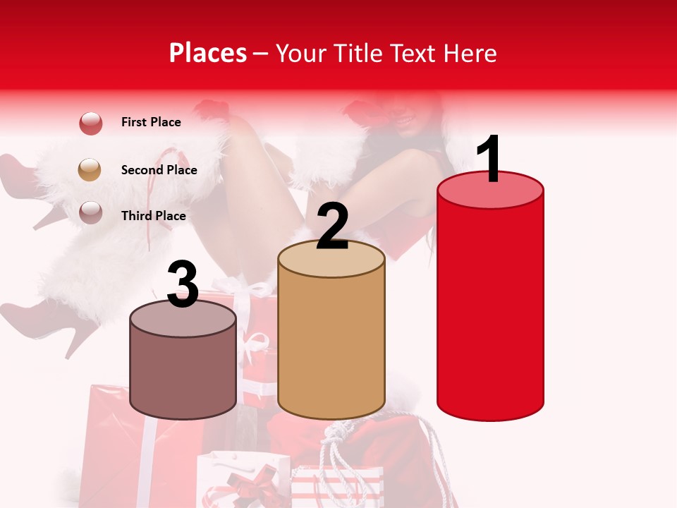 December Model Santa PowerPoint Template