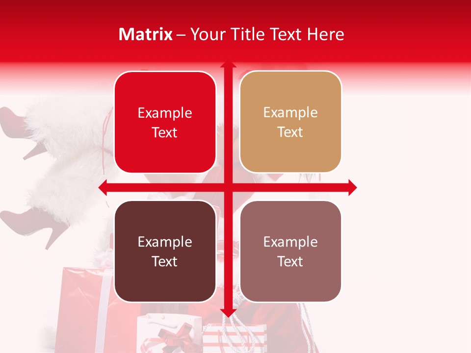 December Model Santa PowerPoint Template