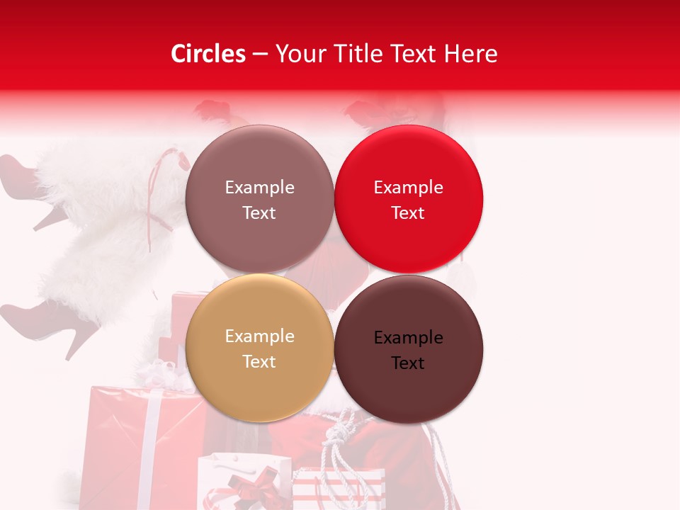 December Model Santa PowerPoint Template