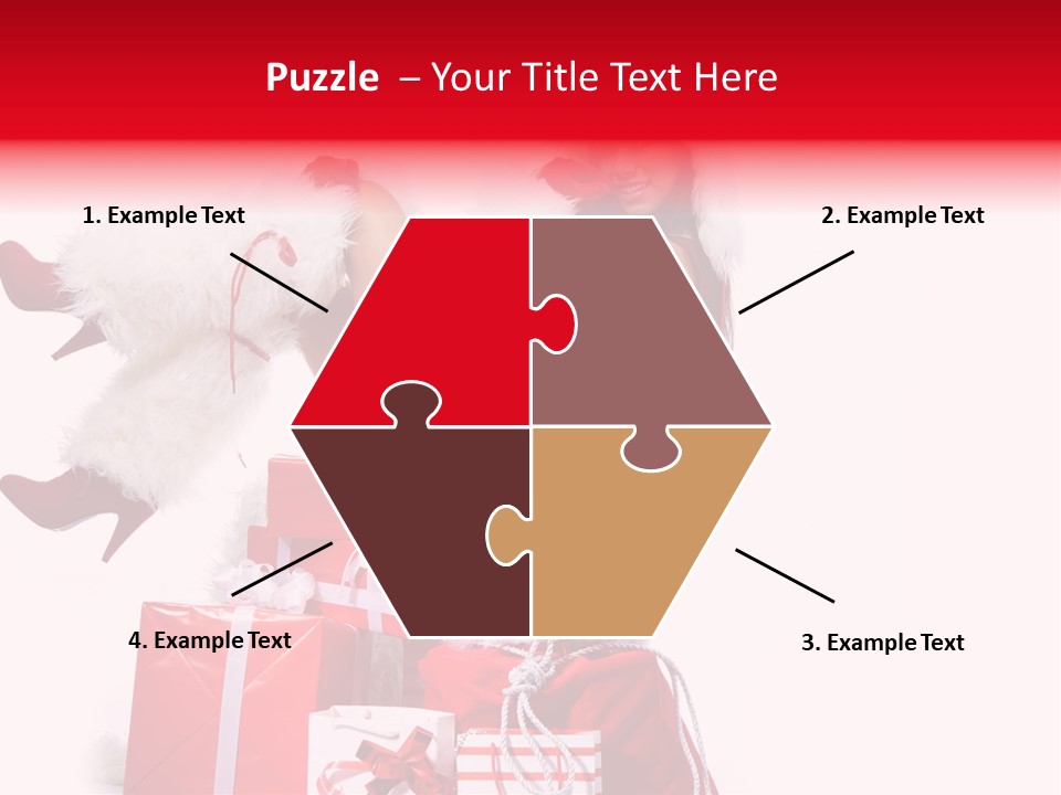 December Model Santa PowerPoint Template