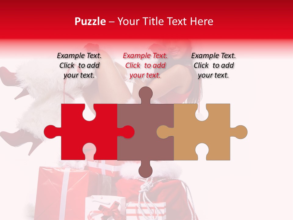 December Model Santa PowerPoint Template