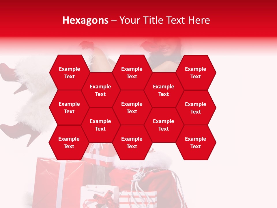 December Model Santa PowerPoint Template