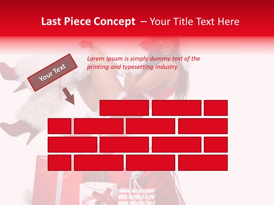 December Model Santa PowerPoint Template