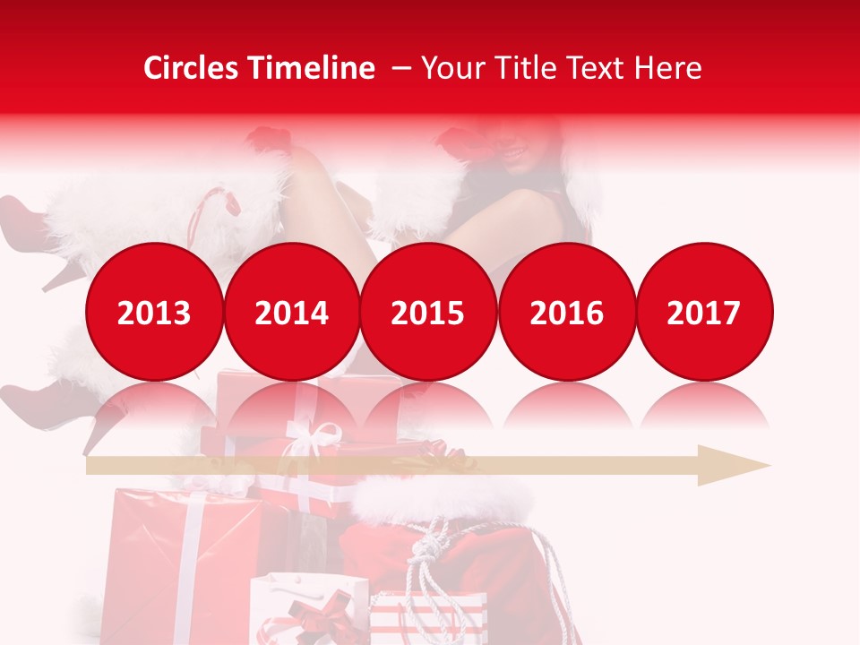 December Model Santa PowerPoint Template