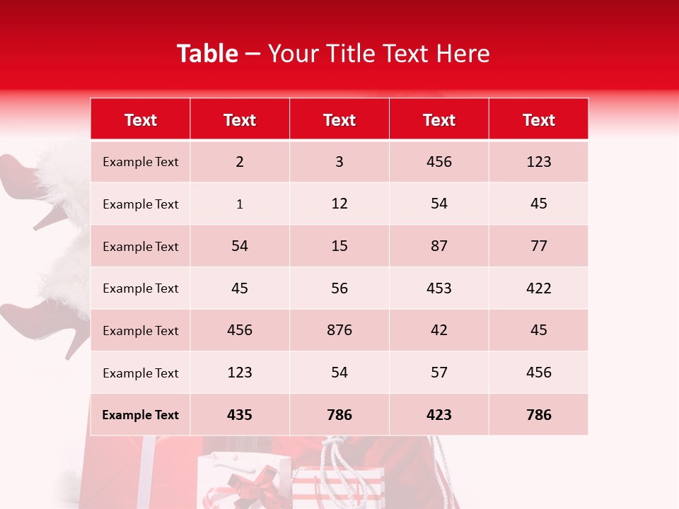 December Model Santa PowerPoint Template
