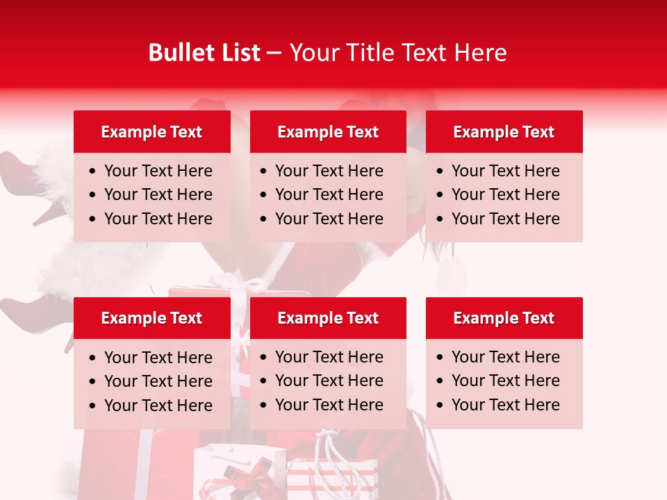 December Model Santa PowerPoint Template