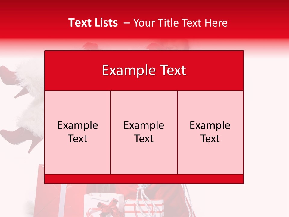 December Model Santa PowerPoint Template