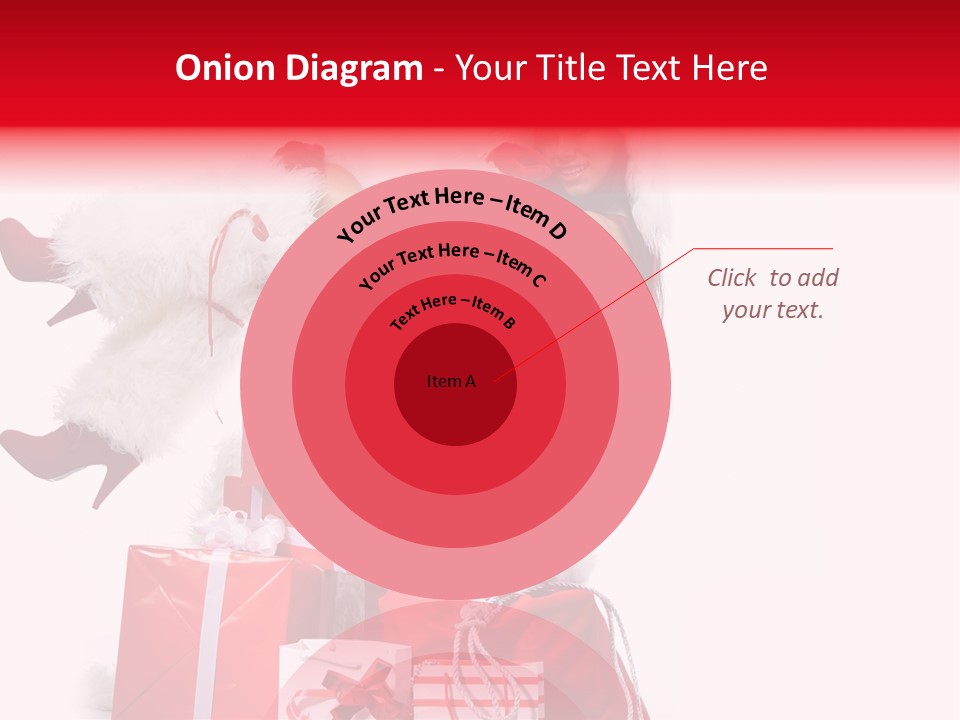 December Model Santa PowerPoint Template