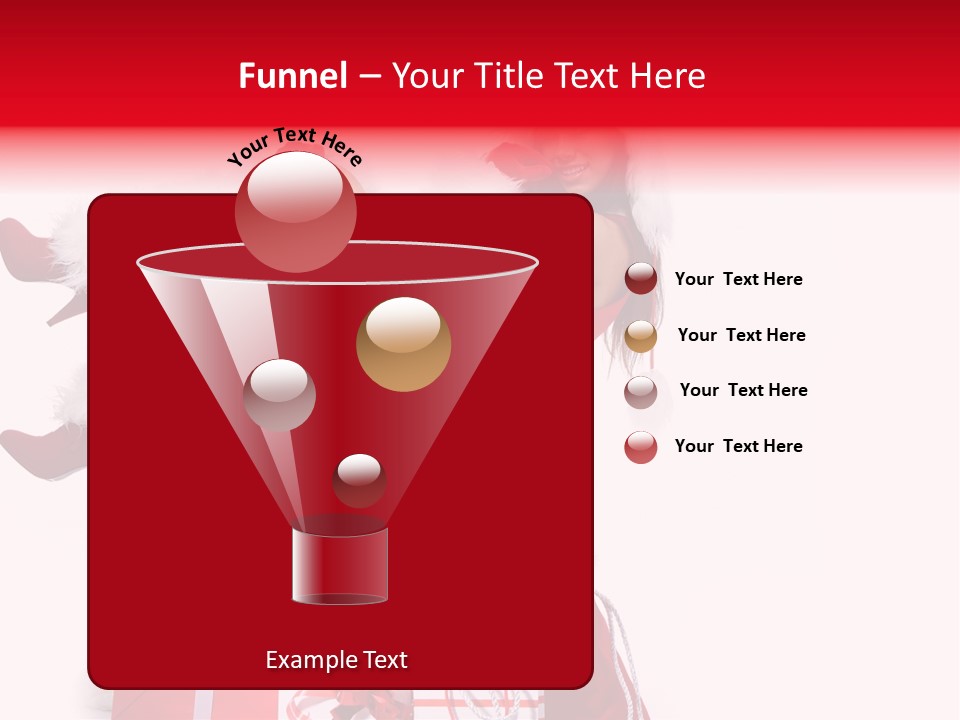 December Model Santa PowerPoint Template