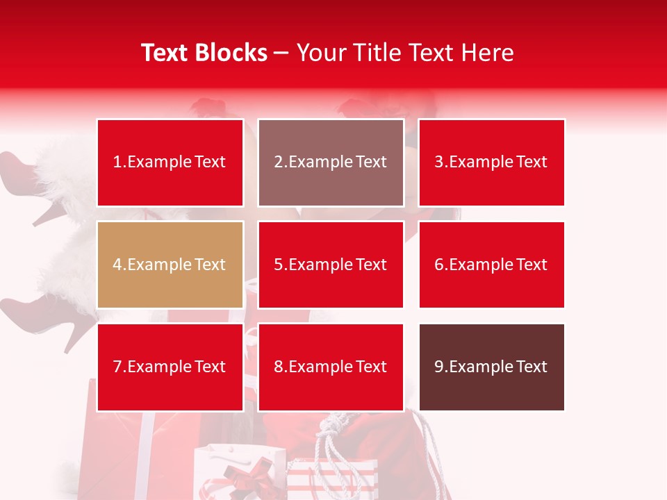 December Model Santa PowerPoint Template