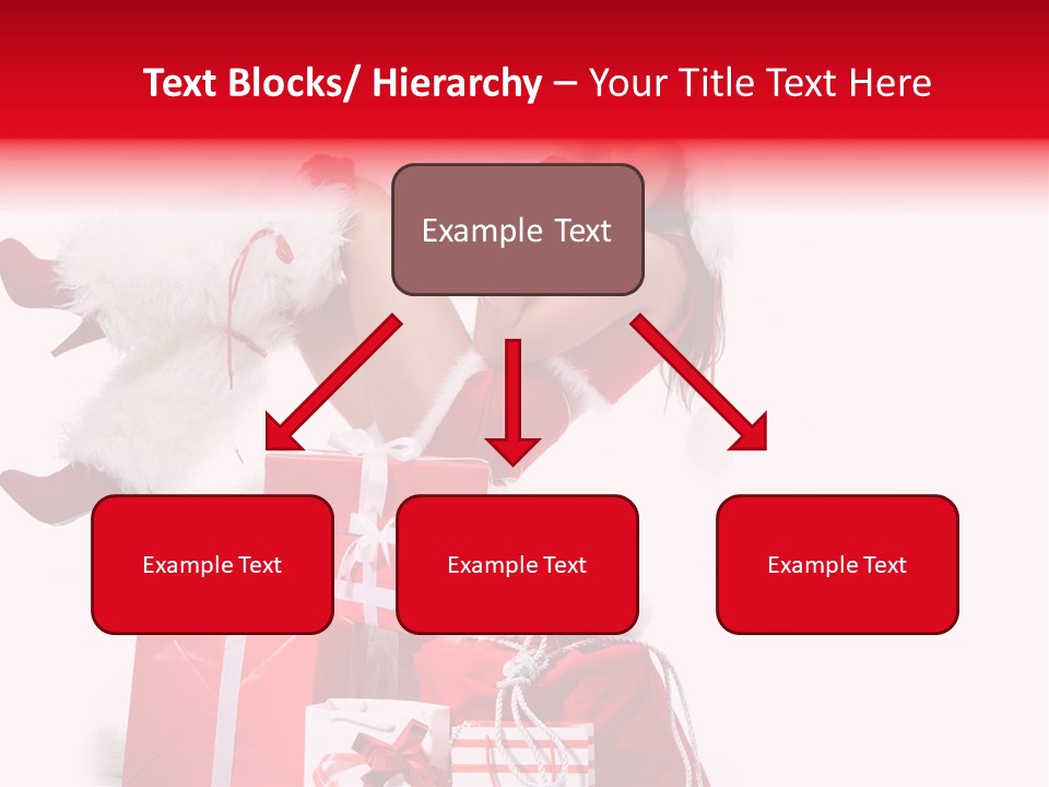 December Model Santa PowerPoint Template