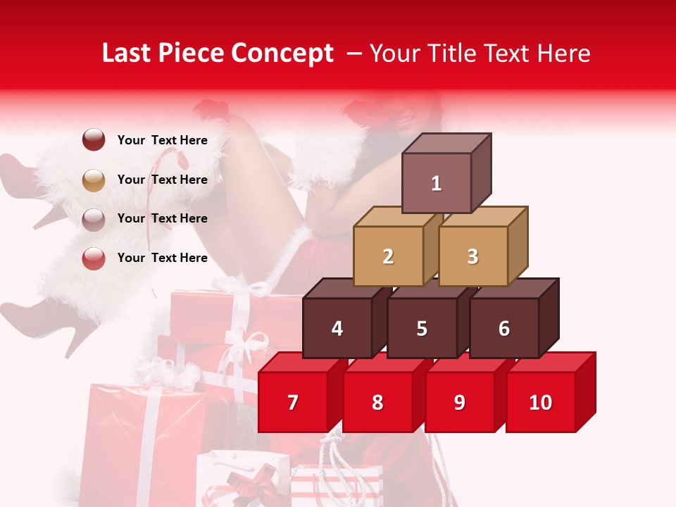 December Model Santa PowerPoint Template
