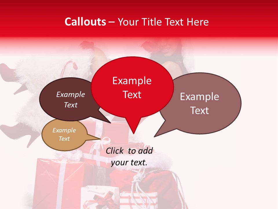 December Model Santa PowerPoint Template