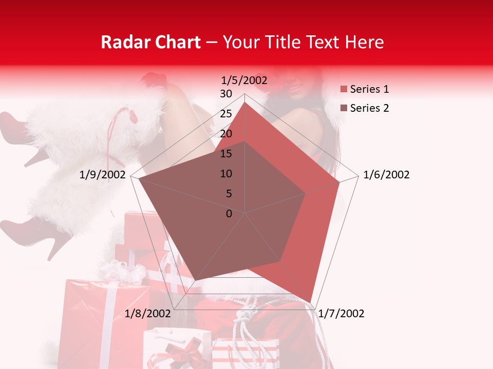 December Model Santa PowerPoint Template
