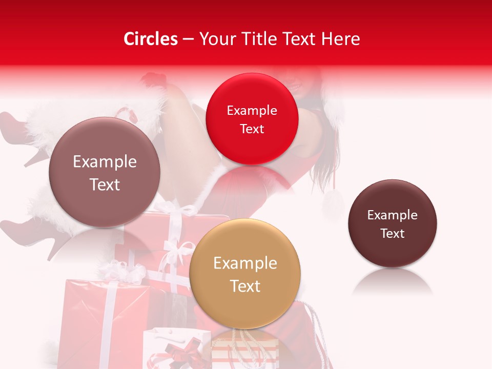 December Model Santa PowerPoint Template