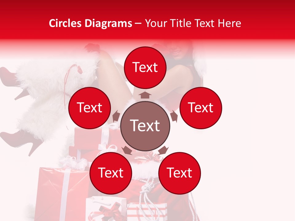 December Model Santa PowerPoint Template