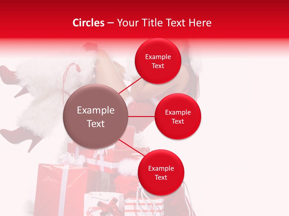 December Model Santa PowerPoint Template