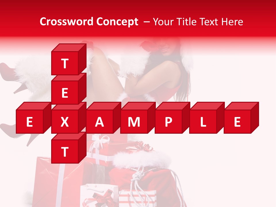 December Model Santa PowerPoint Template