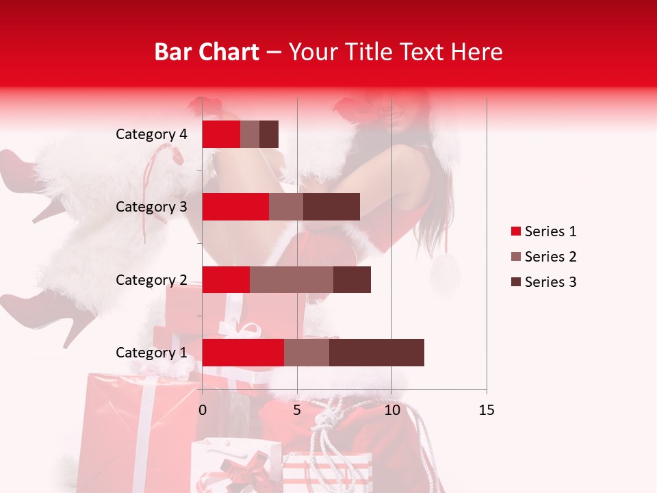 December Model Santa PowerPoint Template