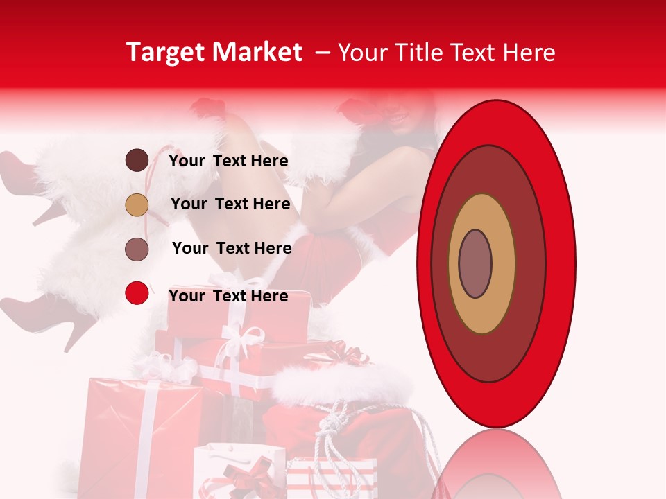 December Model Santa PowerPoint Template