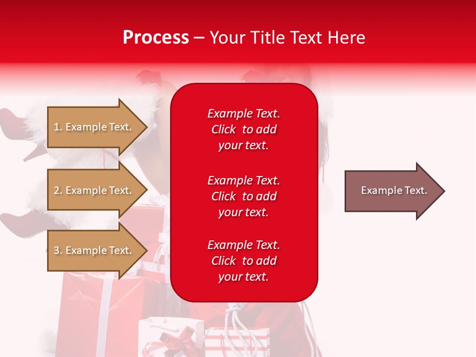 December Model Santa PowerPoint Template