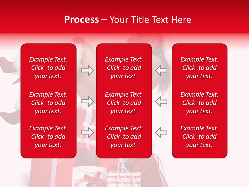 December Model Santa PowerPoint Template