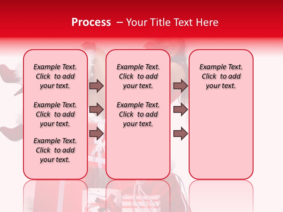 December Model Santa PowerPoint Template