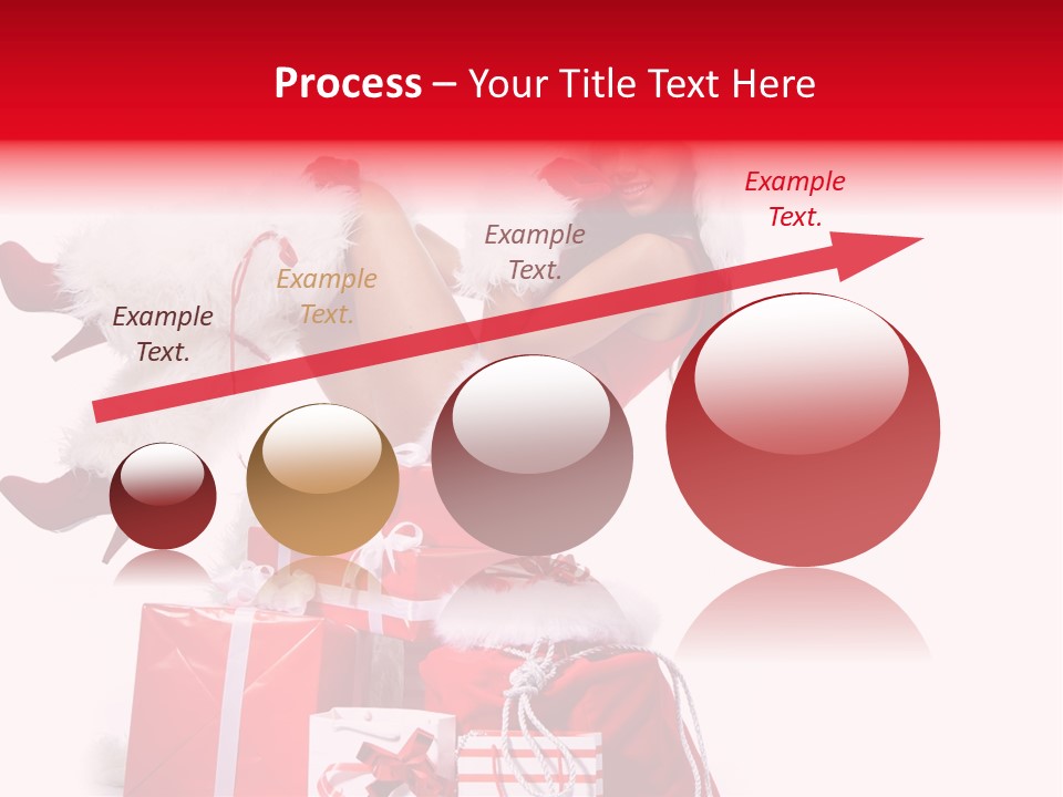 December Model Santa PowerPoint Template
