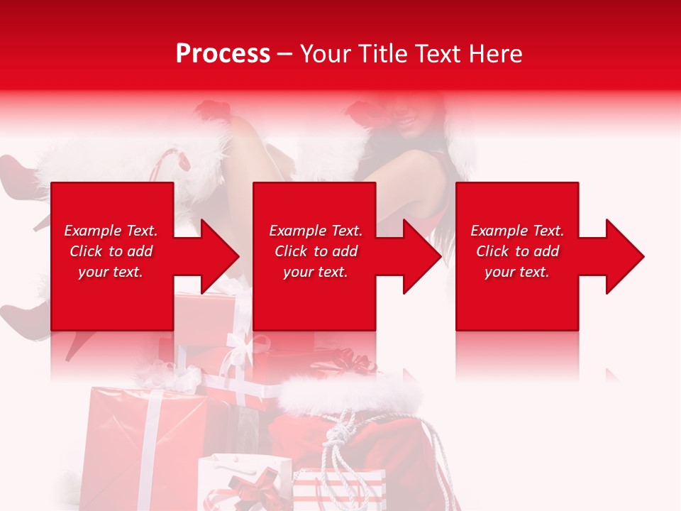 December Model Santa PowerPoint Template