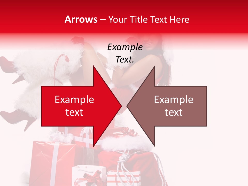 December Model Santa PowerPoint Template