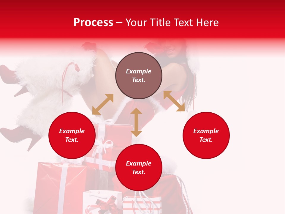 December Model Santa PowerPoint Template