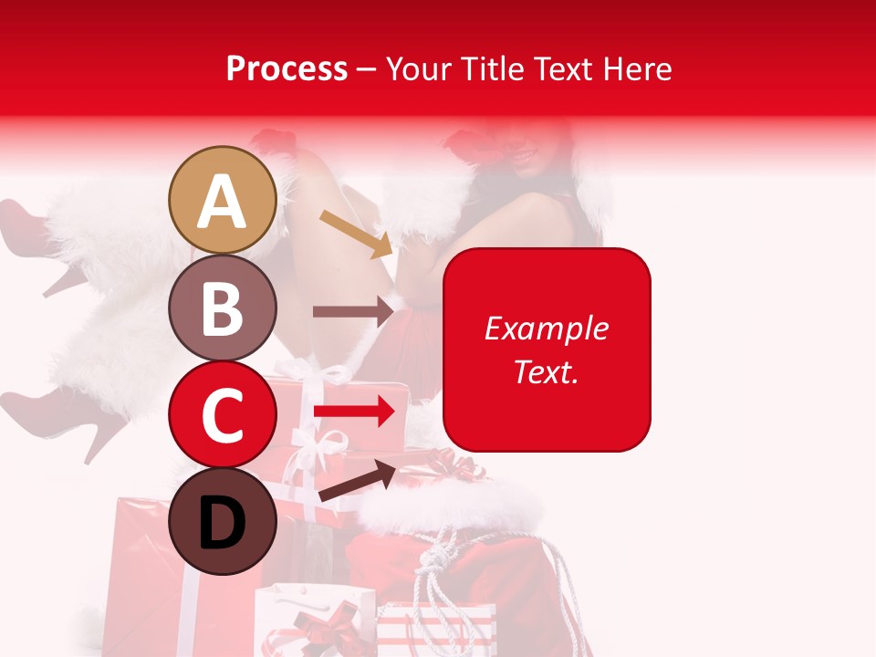 December Model Santa PowerPoint Template