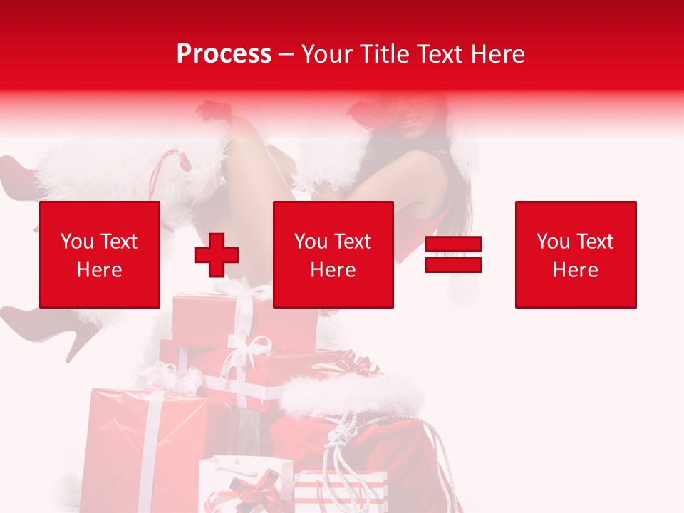 December Model Santa PowerPoint Template
