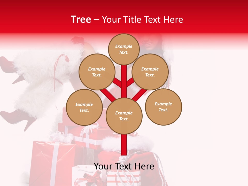 December Model Santa PowerPoint Template