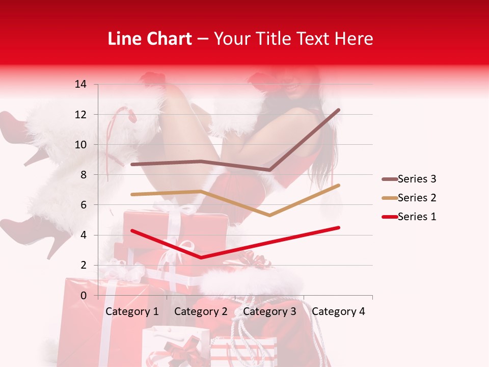 December Model Santa PowerPoint Template