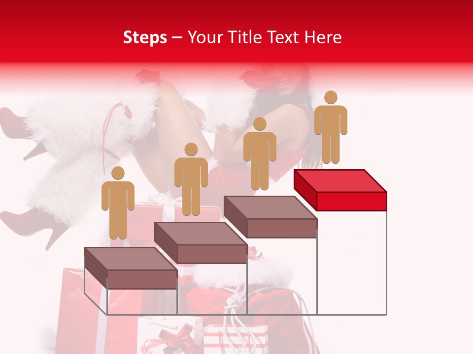 December Model Santa PowerPoint Template