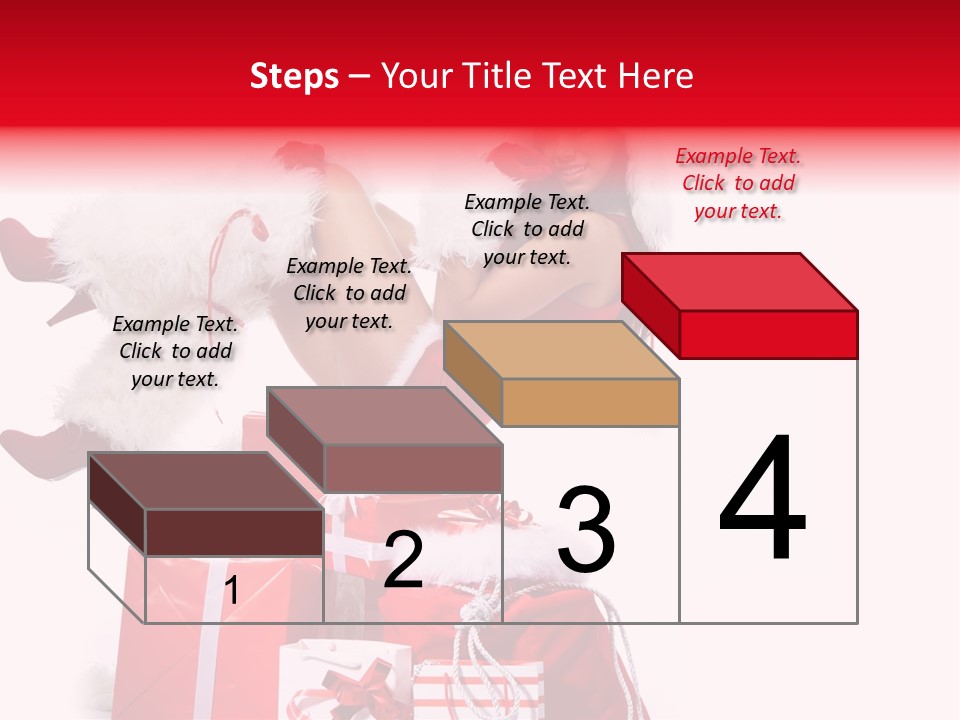 December Model Santa PowerPoint Template