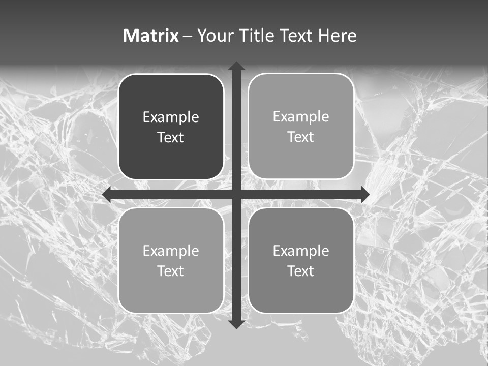 Reflection Vandalism Demolished PowerPoint Template