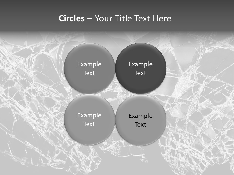 Reflection Vandalism Demolished PowerPoint Template