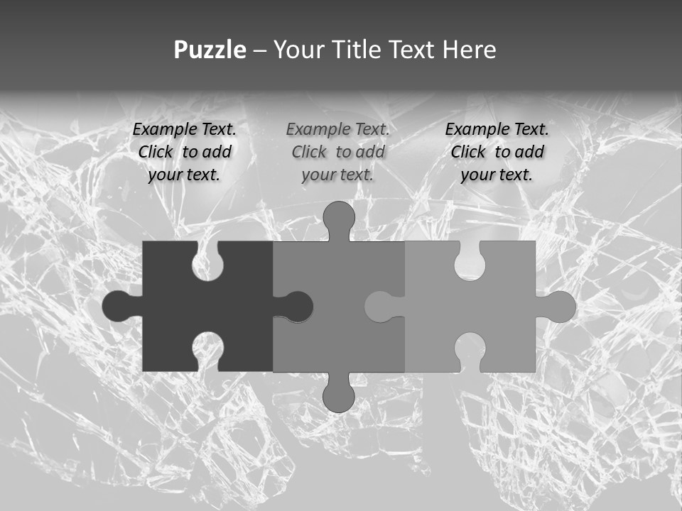 Reflection Vandalism Demolished PowerPoint Template