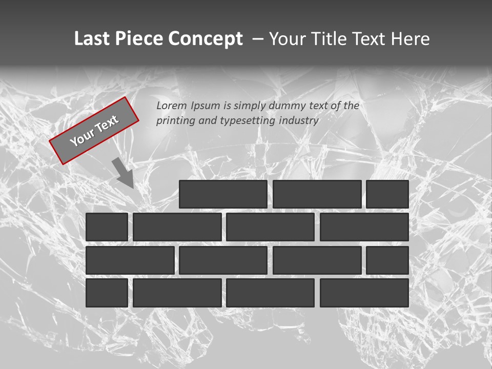 Reflection Vandalism Demolished PowerPoint Template